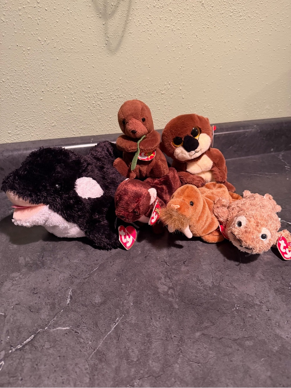 Ty Beanie Babies Aquatic Animal Collection